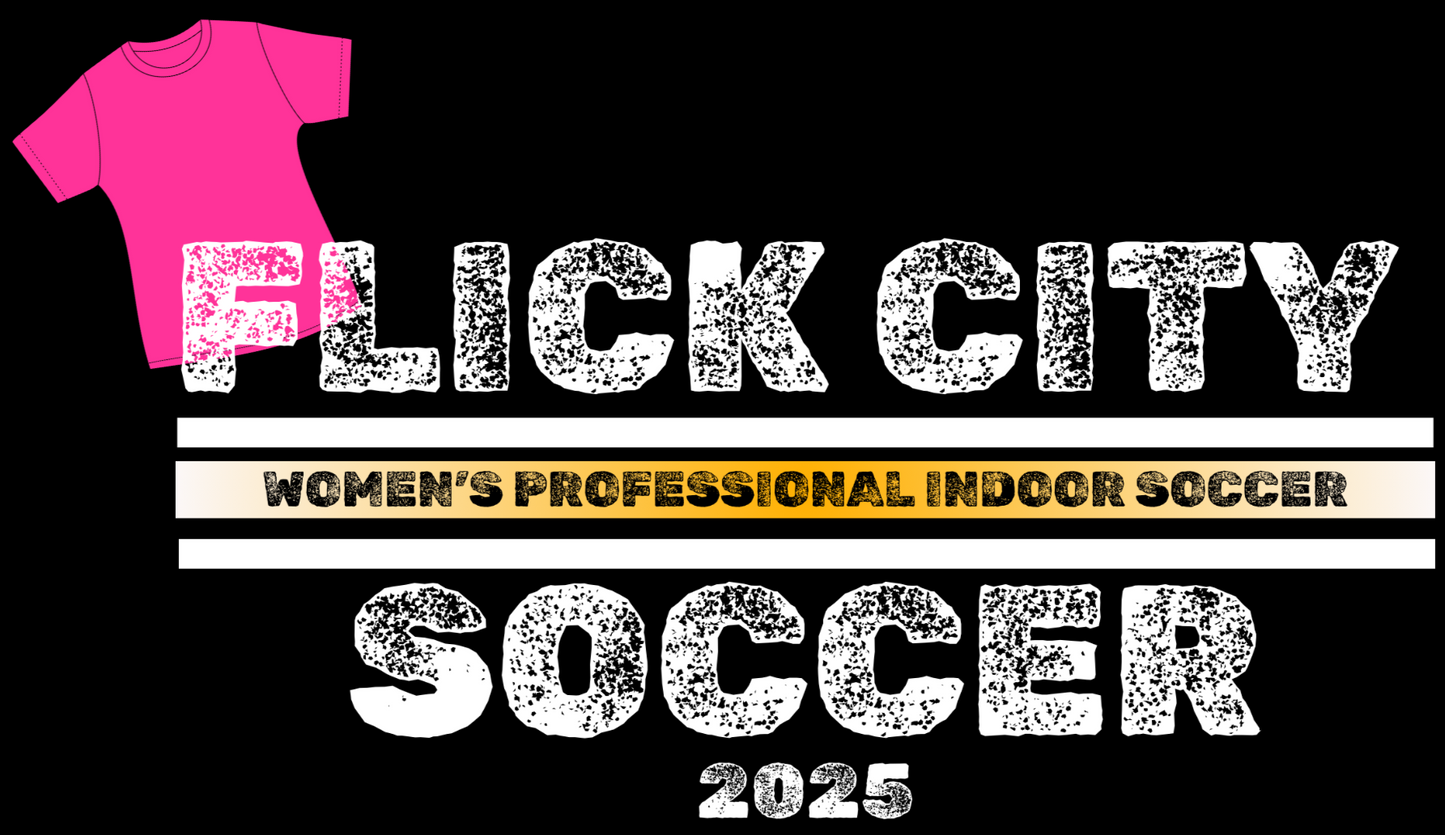 tshirt FLICK CITY SOCCER - DISTRESSED WHITE - STRAIGHT