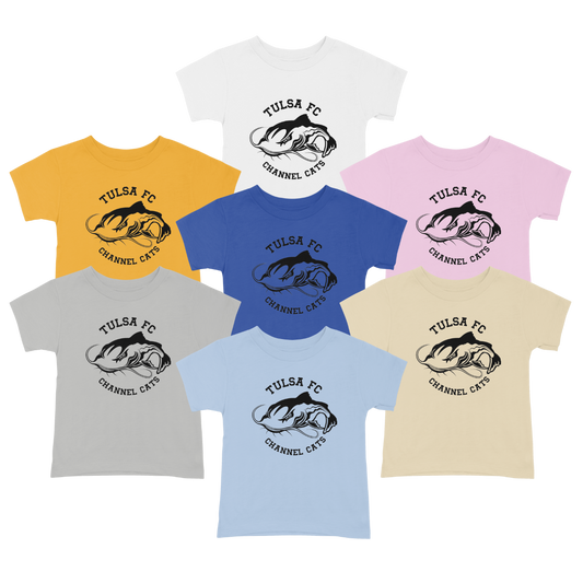tshirt TULSA FC Channel Cats - round - big cat