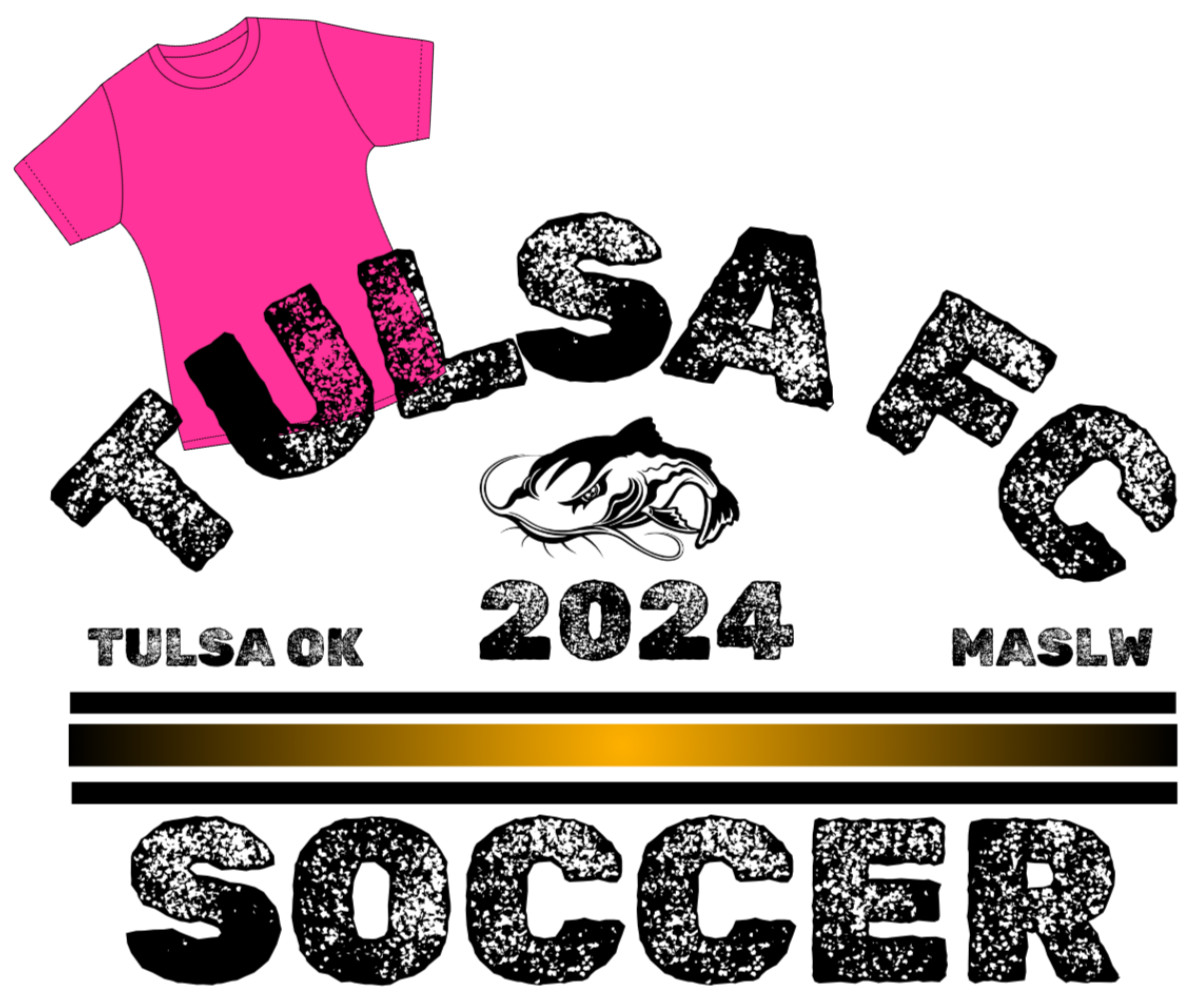 tshirt FLICK CITY SOCCER 2025 - distressed black - rounded