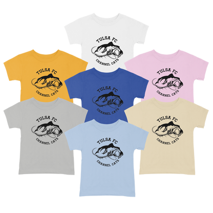 tshirt TULSA FC Channel Cats - round - big cat