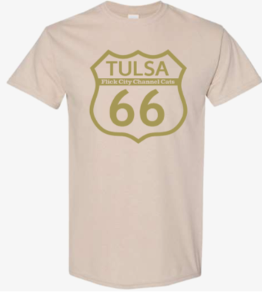 GOLD 66 on T-SHIRT