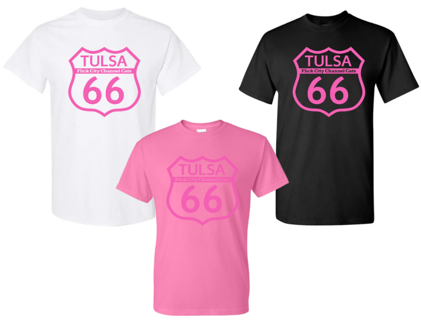 Pink 66 on T-SHIRT