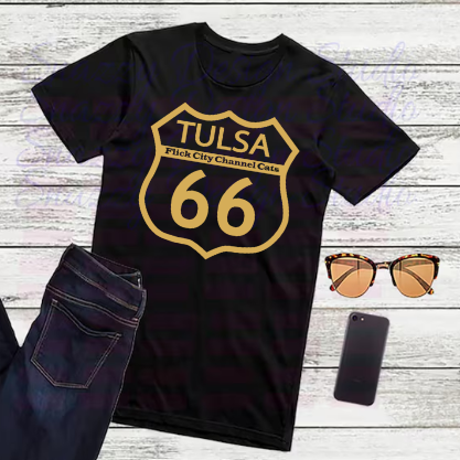 GOLD TULSA FC 66 T-SHIRT