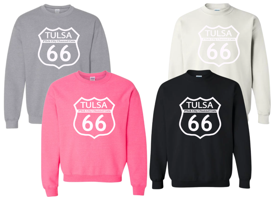 Sweater with FC Tulsa 66 (White) Logo