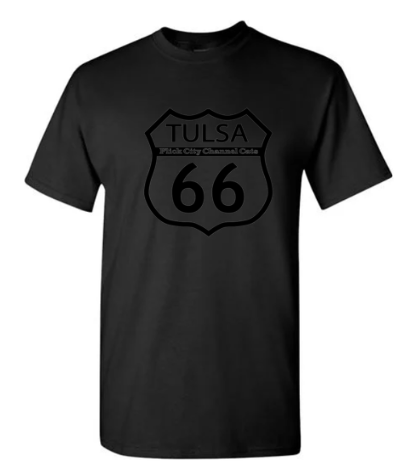 Black Shirt with FC Tulsa 66 Logo