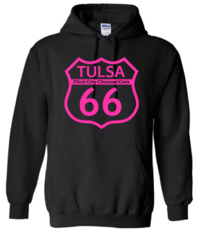 Black Hoodie with FC Tulsa 66 Logo