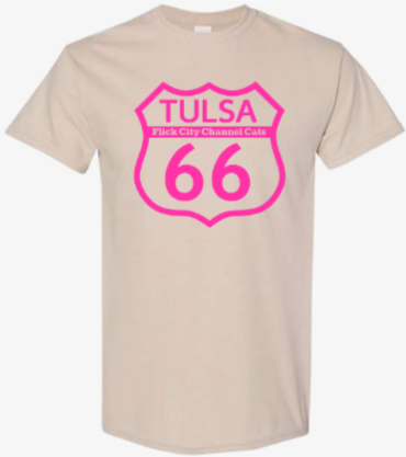 Pink 66 on T-SHIRT